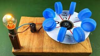 Electric Power Free Energy Generator With DC Motor 100% New Experiment Science Project at Home