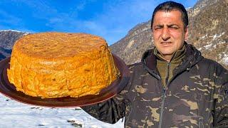 UNIQUE RECIPE SHAH PILAF IN VILLAGE! NATIONAL AZERBAIJANI CUISINE! NO TALK