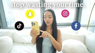 how to stop doom scrolling | tips to *ACTUALLY* break your phone addiction and be productive!