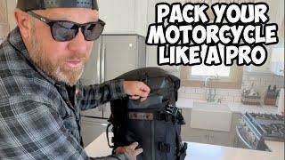 How To Pack The El Sandoval x Ciro3d Waterproof Motorcycle Luggage