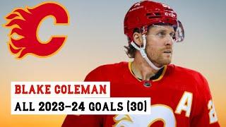 Blake Coleman (#20) All 30 Goals of the 2023-24 NHL Season