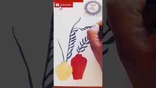 Boho Wall Art| Easy painting for beginners | #shorts #youtubeshorts #artist #artsy #art #coolart