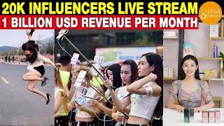 Shocking! 20K Influencers Crammed Into One Building for Live Streaming| Crazy Influencer Industry