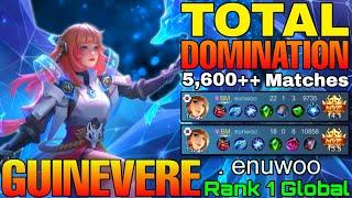 5,600+ Matches Guinevere Double MVP Gameplay - Top 1 Global Guinevere by . enuwoo - Mobile Legends