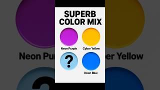 Can You Guess the Color Mix? 39 (Easy to Hard)  #ColorMixing #Satisfying