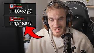 PewDiePie Reacts To MrBeast Passing Him In Subscribers...