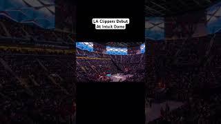 LA Clippers Debut At Intuit Dome  #shorts #nba #sports #led #shortsfeed