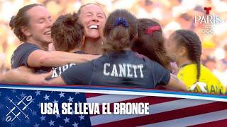 USA consigue la medalla de bronce en Rugby femenino | Juegos Olímpicos París 2024