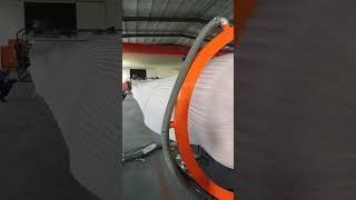 4 meter wide epe foam sheet making machine test