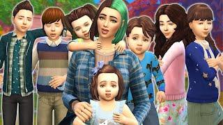 How hard can it be to be a single parent to 7 children in the sims 4? // Sims 4 parenting challenge