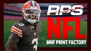 NFL DFS Picks & Lineups | WEEK 13 | 12/2 - MNF Print Factory