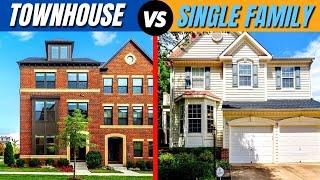 Pros and Cons of Buying a Single Family Home vs a Townhouse in Northern Virginia