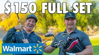 $150 Full Set Walmart Set vs Amateur | Mark Bets His $1,600 Irons He Wins! 3 Hole Match