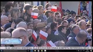 TVP INFO - Prezydent Andrzej Duda w Staszowie [30.03.2017] Staszów