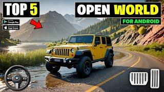 Top 5 New OPEN WORLD Car Games Like Forza Horizon For Android | HIGH GRAPHICS