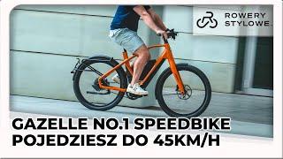 Rower elektryczny Gazelle No 1 Speed - E-bike do 45km/h