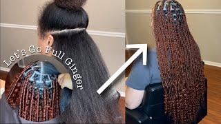 Ginger Knotless Boho Braids | A Braid Chat | A Few Of My Braiding Quirks