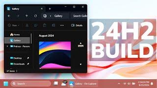 New Windows 11 24H2 Build 26100.1586 – File Explorer Improvements, Taskbar Change, and more (RP)