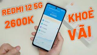 Đập Hộp Redmi 12 5G Giá 2600K - Màn FHD, Cấu Hình Rất Mạnh, Pin Trâu, Có TV Không Trễ Thông Báo!!