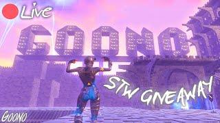 LIVE Fortnite STW Giveaway | 144 Noc's & More| Grateful For Lurks