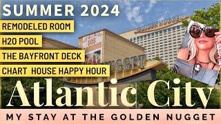 Golden Nugget Atlantic city full resort tour! Remodeled refurbished room, H2O pool, deck party!