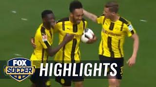 Pierre-Emerick Aubameyang scores equalizer​ | 2016-17 Bundesliga Highlights