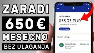 Zaradi 650€ Mesecno Preko Interneta (Korak Po Korak)