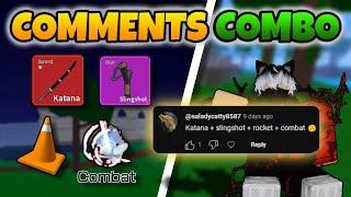 Epic Combos from Comments! in Blox Fruits update 23