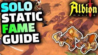 Albion Online - How to Fame Farm Statics For The FASTEST Way to Level Up In the Game