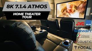 8K 7.1.4 Dolby Atmos Home Theater FULL Tour!