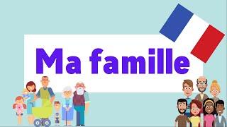 Ma famille | French vocabulary