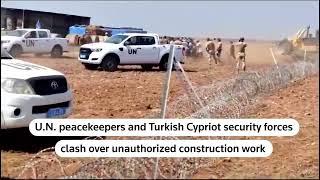 UN peacekeepers hurt in Cyprus buffer zone