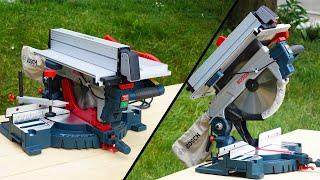 Miter Table Combination Saw BOSCH GTM 12 JL  |  Unboxing and Test