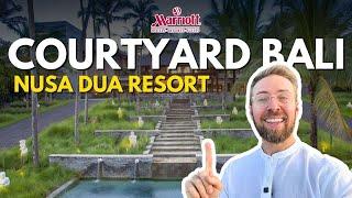 BEST Hotel in Nusa Dua Bali: Courtyard by Mariott  Full Tour, Honest Review, and Secret Spots