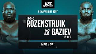 UFC Vegas 87: Rozenstruik vs Gaziev - March 2 | Fight Promo