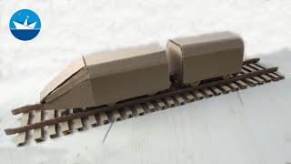 Поезд из картона/Cardboard train/DIY