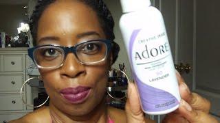 Lavender Semi Permanent Color Rinse On Natural Hair
