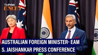 S. Jaishankar's attack at Canada during press conference with Australian Foreign Minister| Full