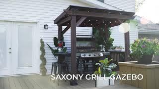 Saxony Grill Gazebo - Backyard Discovery