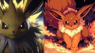 Pokemon AI Experiment Eevee and Jolteon