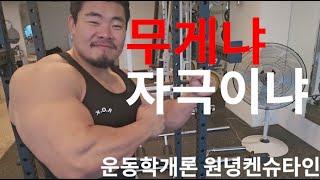 (운동학개론) 무게냐, 자극이냐