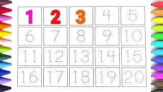 Count 1234 , Numbers , 123 Counting , 1-20 , 123 Song , Preschool 1234 Learning Video