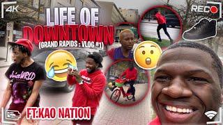 LIFE OF DOWNTOWN GRAND RAPIDS VLOG #1  I ALMOST GOT FINESSED BY A CRACKHEAD  #certified #vlog 