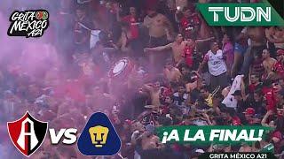 ¡EXPLOTA! El Jalisco ESTALLA de emoción | Atlas 0-1 Pumas | Grita México AP2021 Semis | TUDN