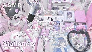 ASMR Stationery haul kawaii series  aesthetic cozy unboxing | #maono PD200x mic 