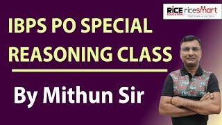 Reasoning Class for Bank Exams | IBPS - PO SPECIAL | Mithun Thakur | RICE Education