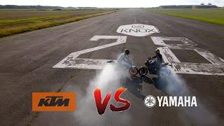 Yamaha MT 09 vs KTM 890 Duke R - The Ultimate middleweight naked shootout | KNOX armour