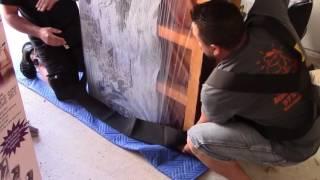 How to move any upright piano upstairs with 2 movers