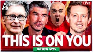 FSG & THE COWARDS THAT BACK THEM SHOULD BE ASHAMED! Liverpool FC Latest Transfer News