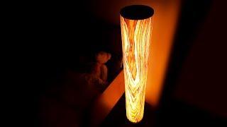 Как сделать дизайнерский светильник из дерева своими руками / DIY wood lamp